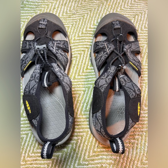 Keen Newport H2 Sandals Black and Gray Women's Sz 8.5 - Picture 1 of 6